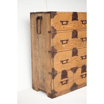 特殊金具 杉の衣装箪笥　C409 