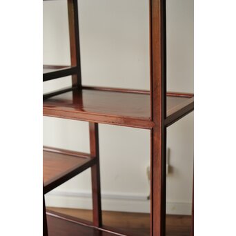 全面仕様 唐木飾棚 違棚 博古架　X415 