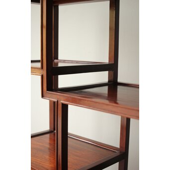 全面仕様 唐木飾棚 違棚 博古架　X415 