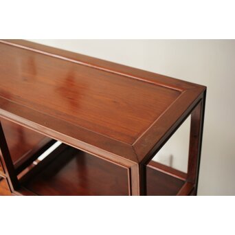 全面仕様 唐木飾棚 違棚 博古架　X415 