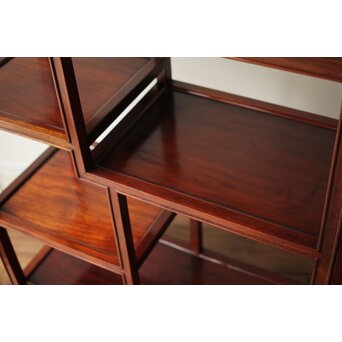 全面仕様 唐木飾棚 違棚 博古架　X415 