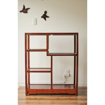 全面仕様 唐木飾棚 違棚 博古架　X415