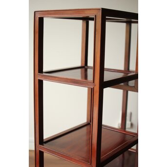 全面仕様 唐木飾棚 違棚 博古架　X415 