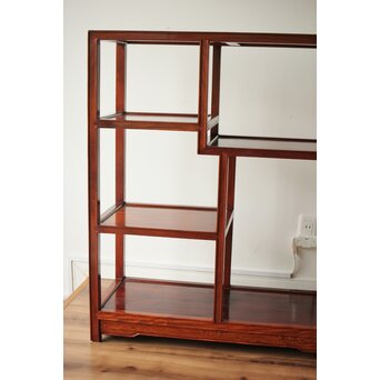 全面仕様 唐木飾棚 違棚 博古架　X415 