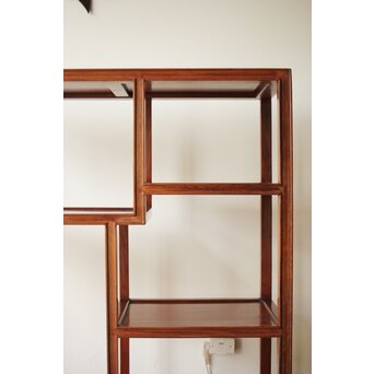 全面仕様 唐木飾棚 違棚 博古架　X415 