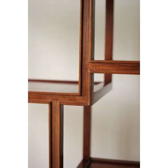 全面仕様 唐木飾棚 違棚 博古架　X415 