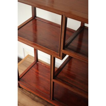 全面仕様 唐木飾棚 違棚 博古架　X415 