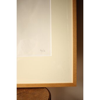 平野遼 デッサン 額装　Z429 