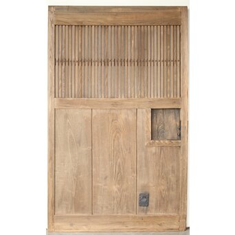 栗の格子蔵戸　W116