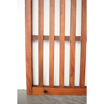 総欅 太格子戸 4枚1組　L1098Y 