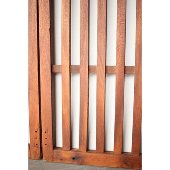 総欅 太格子戸 4枚1組　L1098Y 