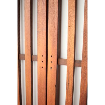 総欅 太格子戸 4枚1組　L1098Y 