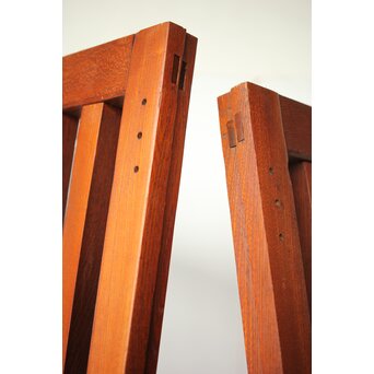 総欅 太格子戸 4枚1組　L1098Y 側面に凹凸