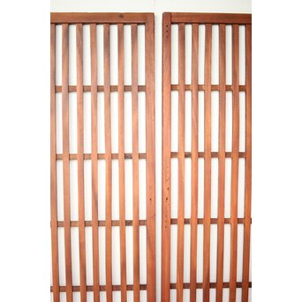 総欅 太格子戸 4枚1組　L1098Y 