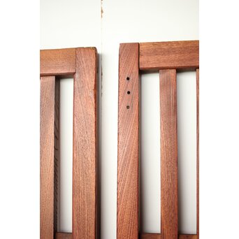 総欅 太格子戸 4枚1組　L1098Y 