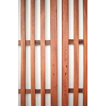 総欅 太格子戸 4枚1組　L1098Y 