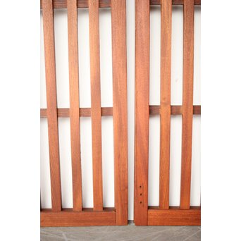 総欅 太格子戸 4枚1組　L1098Y 