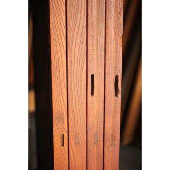 総欅 太格子戸 4枚1組　L1098Y 