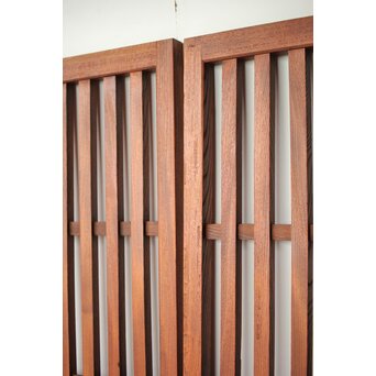 総欅 太格子戸 4枚1組　L1098Y 