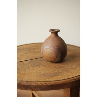 藤原雄 人間国宝 備前徳利酒器　P408