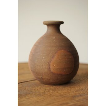 藤原雄 人間国宝 備前徳利酒器　P408 