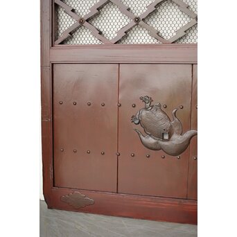 松皮菱組子の蔵戸　W117 