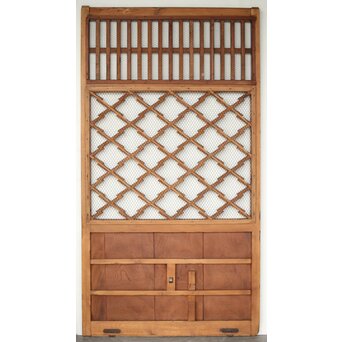 松皮菱組子の蔵戸　W117 ウラ