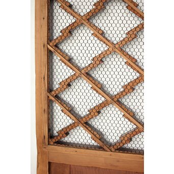 松皮菱組子の蔵戸　W117 金網の状態が比較的良好なのはうれしいですね