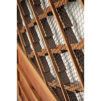 松皮菱組子の蔵戸　W117 