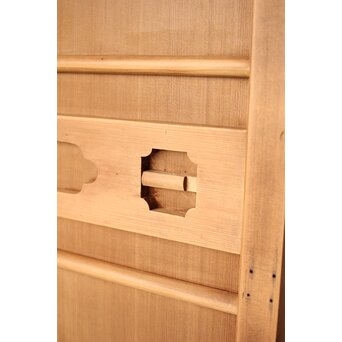 横桟デザイン ドア 2枚1組　B1039 カンヌキ鍵あり