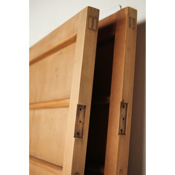 丸桟まいら扉 2枚1組　B1041 ドア仕様でした　雪隠戸や納戸の様子