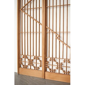 松皮菱組子 障子書院 4枚1組　R0313 