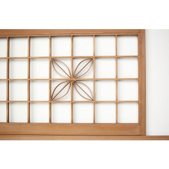 七宝繋文 欄間引戸 2枚1組　R0314 