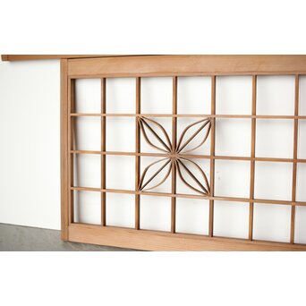 七宝繋文 欄間引戸 2枚1組　R0314 