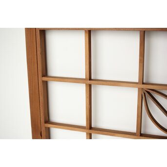 七宝繋文 欄間引戸 2枚1組　R0314 