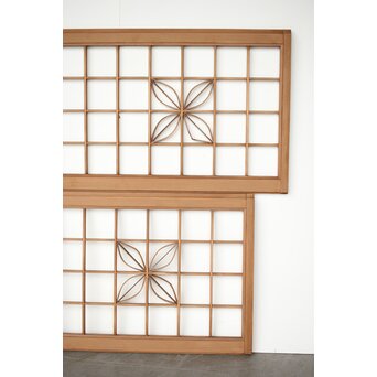 七宝繋文 欄間引戸 2枚1組　R0314 