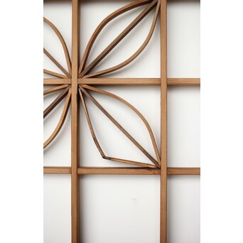 七宝繋文 欄間引戸 2枚1組　R0314 