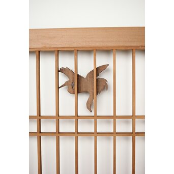 鶴文 欄間引戸 2枚1組　R0315 