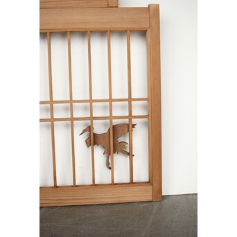 鶴文 欄間引戸 2枚1組　R0315 