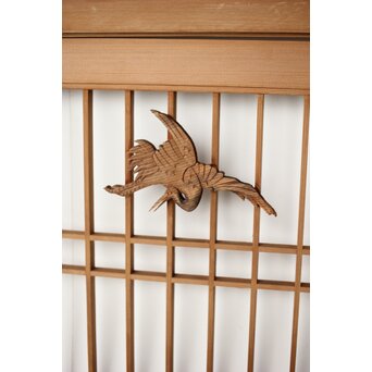 鶴文 欄間引戸 2枚1組　R0315 