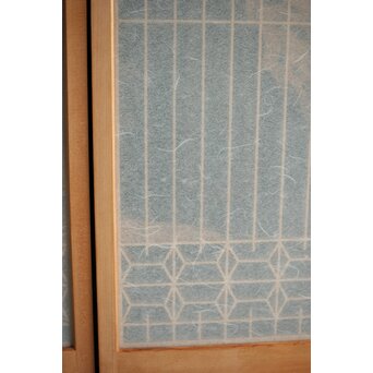 鷹松 ガラス書院欄間 5枚1組　R0316 