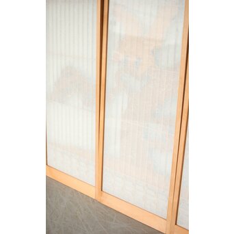 鷹松 ガラス書院欄間 5枚1組　R0316 