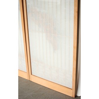 鷹松 ガラス書院欄間 5枚1組　R0316 