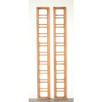 小さなガラス欄間 2枚1組　R0318