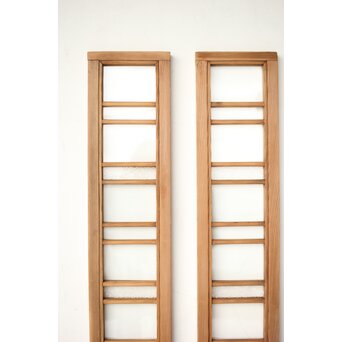 小さなガラス欄間 2枚1組　R0318 