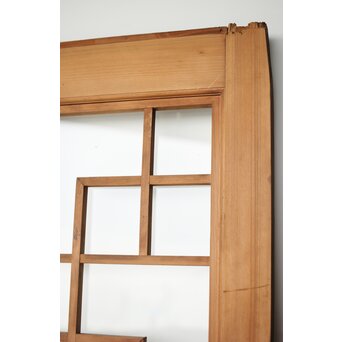 細分化腰板 プレスと色ガラスの建具 2枚1組　GD0187Y 