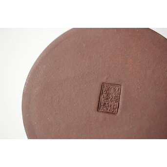 荊渓恵孟臣製 紫砂壺 朱泥 茶壺 鐘型 単孔 急須 120ml　P410 