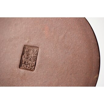 荊渓恵孟臣製 紫砂壺 朱泥 茶壺 鐘型 単孔 急須 120ml　P410 