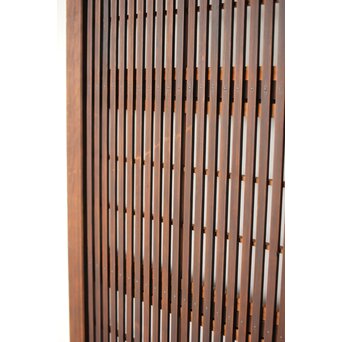 障子枠付クリアガラス格子戸　L1099 