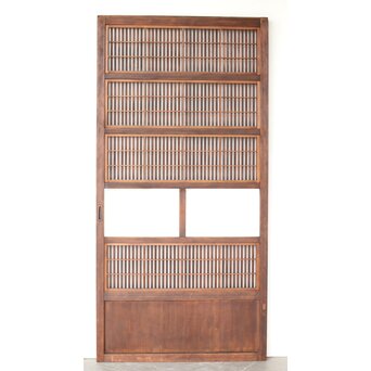 障子枠付クリアガラス格子戸　L1099 ウラ 障子枠あります